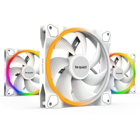 be quiet! Light Wings 140 mm PWM ARGB Triple Pack (blanc)