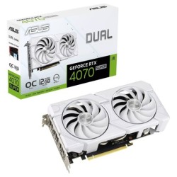 ASUS Dual GeForce RTX 4070 SUPER EVO White OC Edition 12GB GDDR6X