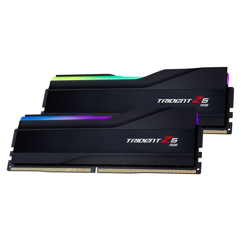 G.Skill Trident Z5 RGB 64 Go (2 x 32 Go) DDR5 6000 MHz CL36 - Noir