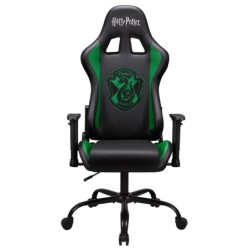 Harry Potter - Chaise gaming Fauteuil gamer Serpentard Noir et vert