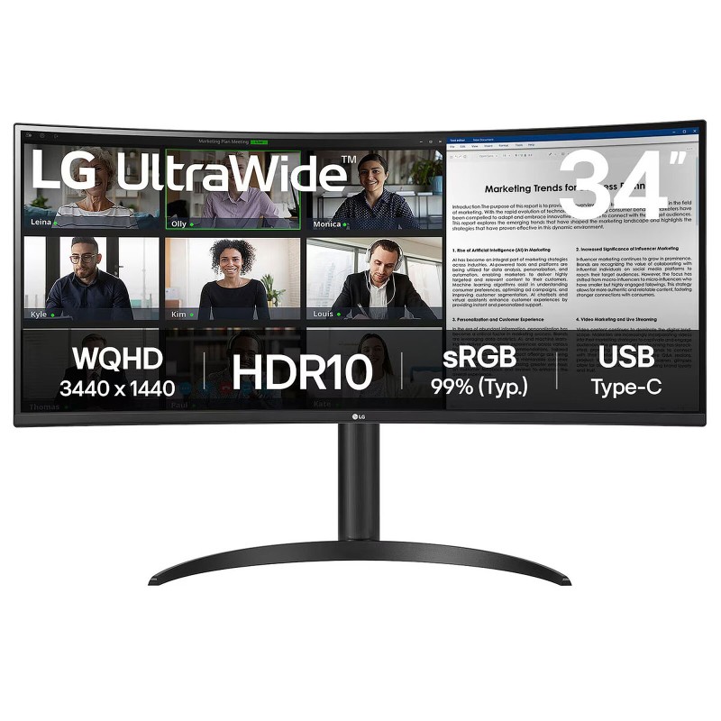 LG 34" LED - UltraWide 34WR55QK-B