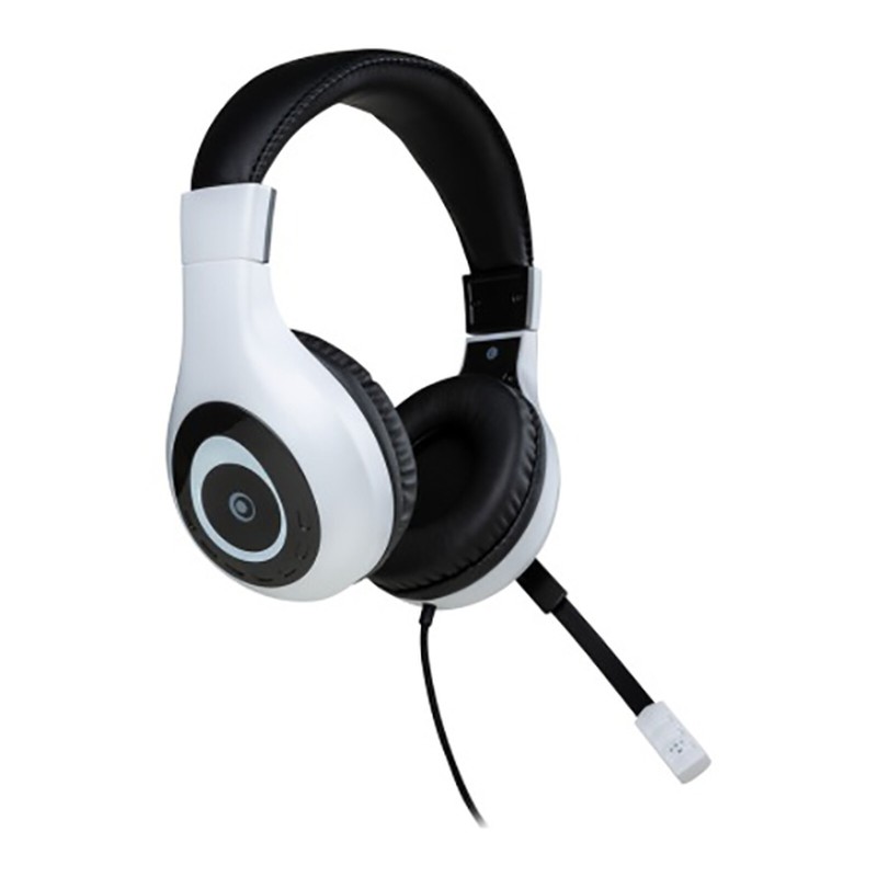 BIGBEN Casque PC filaire jack 3.5 mm avec micro - Blanc