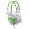 No Name 480159 - Casque audio soft bass sound - vert et blanc