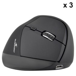 Bluestork Lot de 3x Wireless Ergonomic Mouse