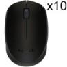 Logitech M171 Wireless Mouse (Noir) (x10)