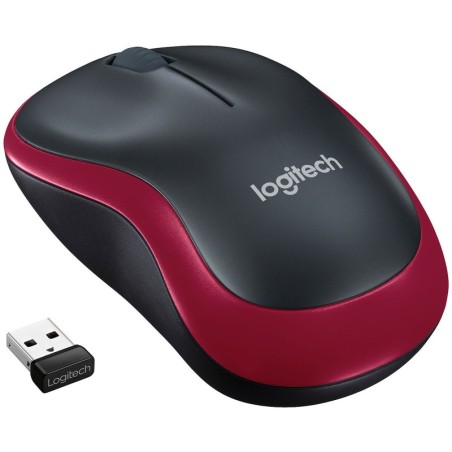 Logitech Wireless Mouse M185 (Rouge)