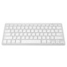 Avizar Clavier Bluetooth sans fil AZERTY Mécanisme à ciseaux Temps réponse 0.2s Blanc