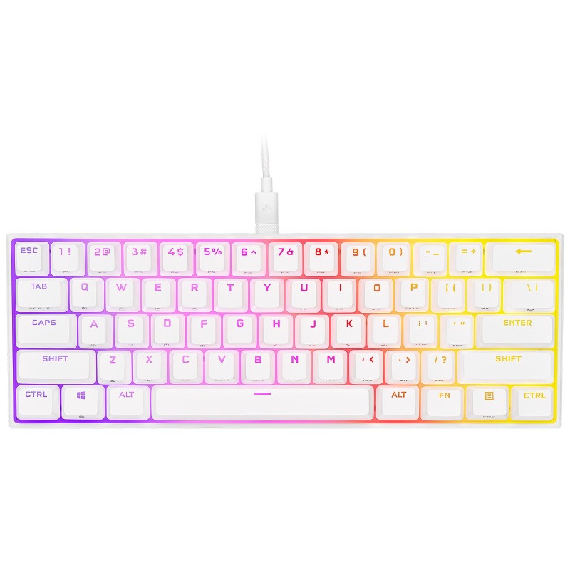 Corsair Gaming K65 Mini RGB Blanc (Cherry MX Red)