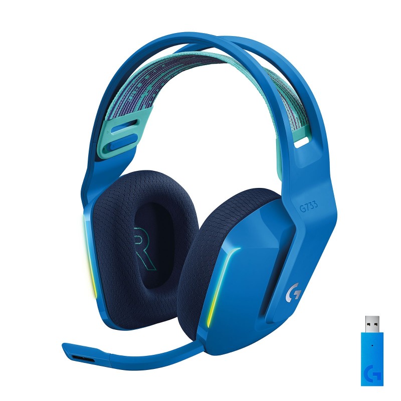 Logitech G G733 Lightspeed (Bleu)