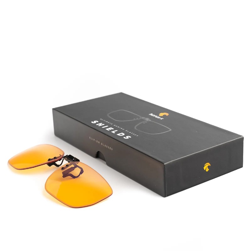 Horus X Shields Clip-On Lunettes Gaming (Amber)