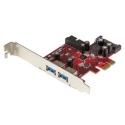 StarTech.com Carte contrôleur PCI Express à 4 ports USB 3.0 - 2 externes 2 internes