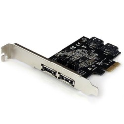 StarTech.com Carte contrôleur PCI-E avec 2 ports SATA III interne et 2 ports eSATA externe