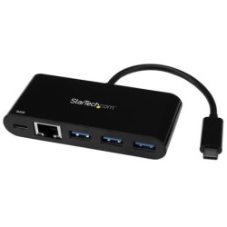 StarTech.com Adaptateur USB-C vers Gigabit Ethernet Hub USB 3.0