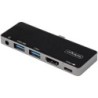 StarTech.com Adaptateur multiport USB-C vers HDMI 4K 60 Hz Hub 3 ports USB 3.0 Audio et Power Delivery 100W