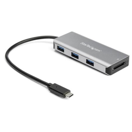 StarTech.com Hub USB-C à 3 ports USB (2 x USB type A + 1 x USB type C) et lecteur de carte SD